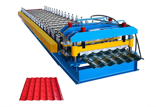 Glazed roof roll forming machine