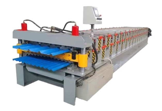 Double layer roof roll forming machine