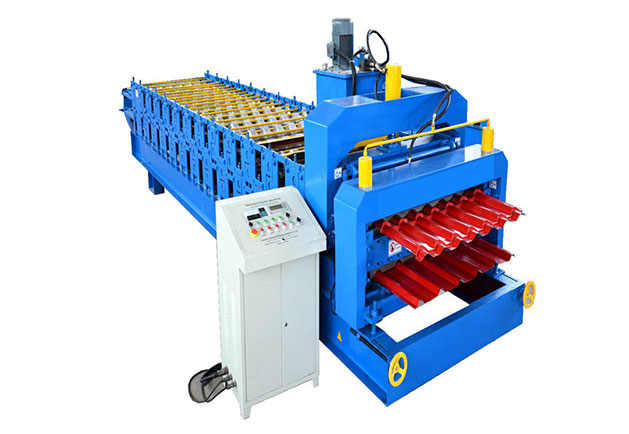 Double layer roof roll forming machine