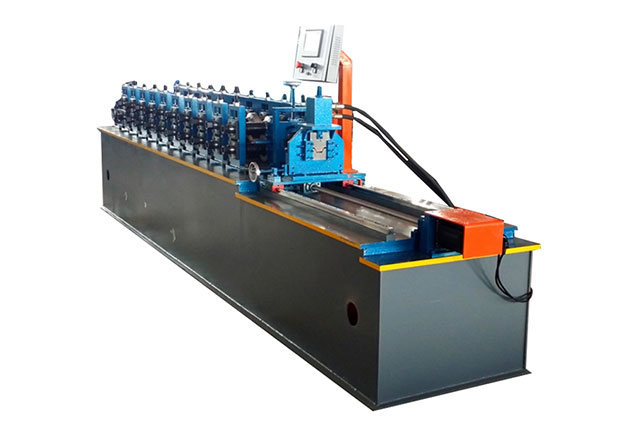 Omega light steel keel roll forming machine