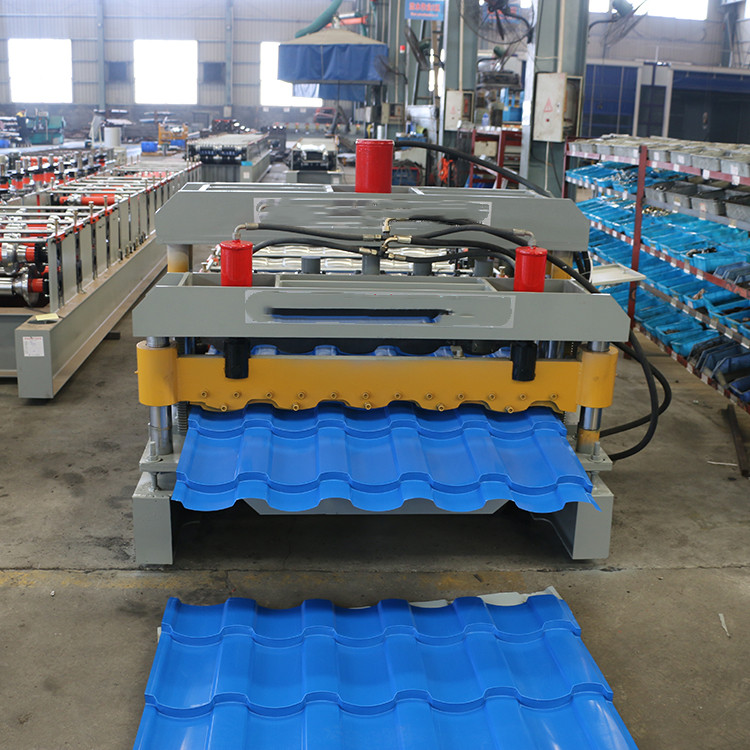 Various Styles Ibr Metal Galvanized Roof Sheet Glazed Tile Roll Making Forming Machine